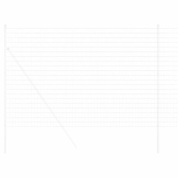 vidaXL Euro ograda Srebrno 1.6 x 10 m Vruće pocinčano željezo