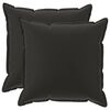 vidaXL Presvlaka za jastuk 2 kom. HOUTEN Crna 80 x 80 cm Poliester