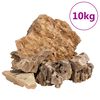 vidaXL Zmajevo kamenje 10 kg smeđe 5 - 30 cm
