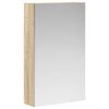 vidaXL Kupaonski ormar s ogledalom Sonoma hrast 30 x 10,5 x 50 cm