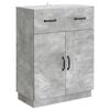 vidaXL Kreveta Betonska siva 66 x 34,5 x 87 cm Konstruirano drvo