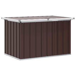 vidaXL Vrtna kutija za pohranu smeđa 109x67x65 cm