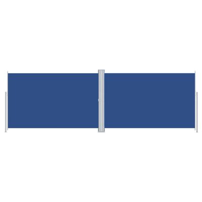 vidaXL Uvlačiva bočna tenda plava 220 x 600 cm
