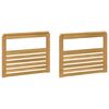 vidaXL Modul naslona za ruke 2 pcs Bijela 79 x 6 x 61 cm