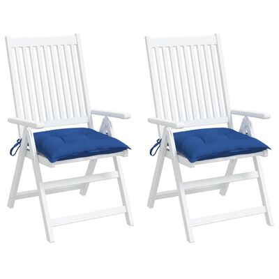 vidaXL Jastuci za stolice 2 kom plavi 50 x 50 x 7 cm od tkanine Oxford
