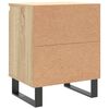 vidaXL Noćni ormarići 2 kom boja hrasta 40x30x50 cm konstruirano drvo