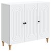 vidaXL Kreveta Bijela 89 x 34,5 x 80 cm Konstruirano drvo