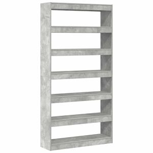 vidaXL Ormarić za knjige 6 razina 100 x 30 x 198 cm Konstruirano drvo