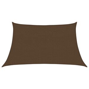vidaXL Jedro za za&scaron;titu od sunca 160 g/m&sup2; smeđe 3/4 x 2 m HDPE