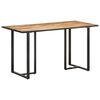 vidaXL Blagovaonski stol 140 cm od grubog drva manga