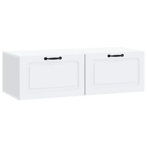 vidaXL TV ormar za zid Zidne Bijela 98 x 41 x 30 cm Konstruirano drvo