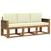 vidaXL Set vanjskih sofa 3 kom. Prirodna i krem
