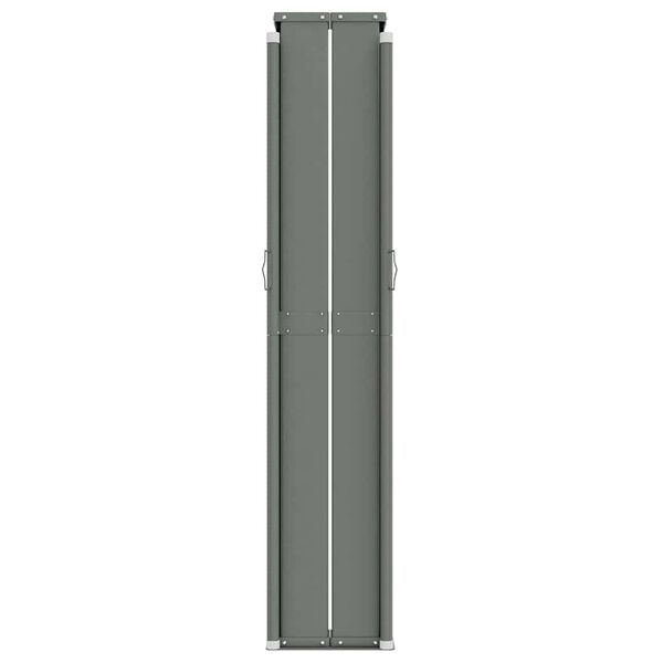 vidaXL Uvlačiva bočna tenda crvena 220 x 1000 cm