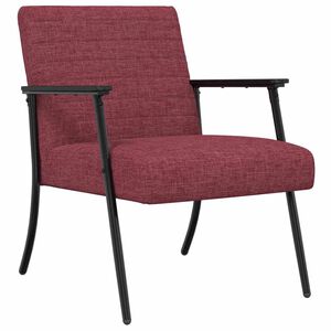 vidaXL fotelja Vinska crvena 59 x 75 x 78 cm tkanina