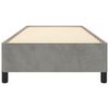 vidaXL Okvir za krevet bez madraca svjetlosivi 80x200 cm baršunasti