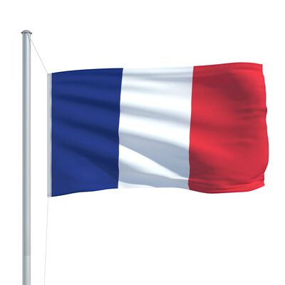 vidaXL Francuska zastava 90 x 150 cm