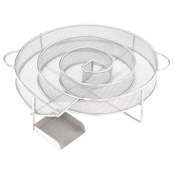 vidaXL Generator hladnog dima okrugli 19,5 cm od nehrđajućeg čelika