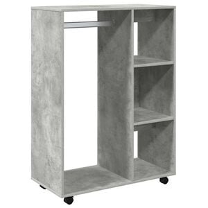 vidaXL Ormar siva boja betona 80 x 40 x 110 cm od konstruiranog drva