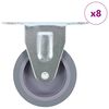 vidaXL Fiksni kotačići 8 kom 75 mm
