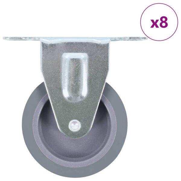 vidaXL Fiksni kotačići 8 kom 75 mm