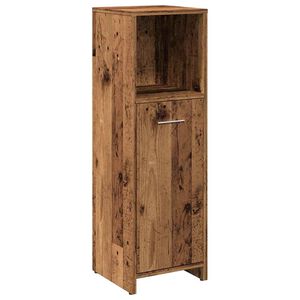 vidaXL Kupaonski ormarić staro drvo 30x30x95 cm izrađeno drvo