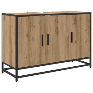 vidaXL Kupaonski ormar Umjetnički hrast 90 x 33 x 60 cm