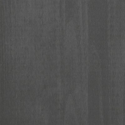 vidaXL Komoda tamnosiva 79 x 40 x 80 cm od masivne borovine
