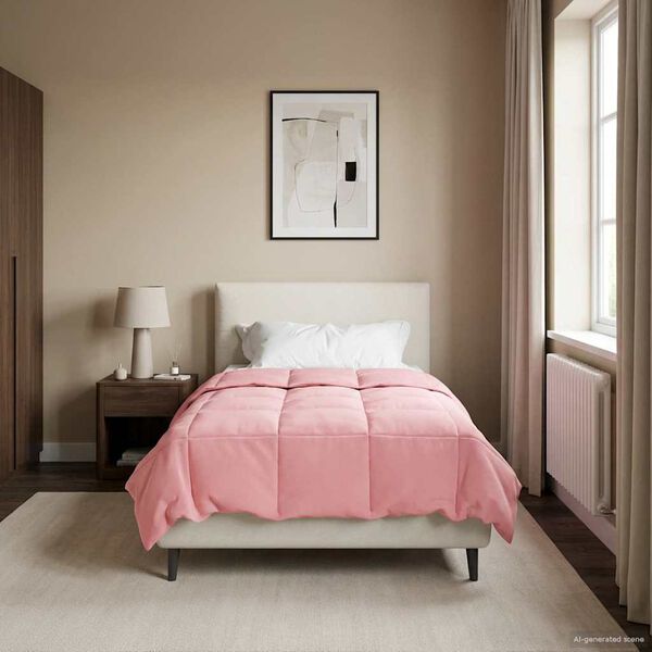 vidaXL Puni pokrivač za cijelu godinu &Scaron;onerisan Ružičasta 155 x 220 cm