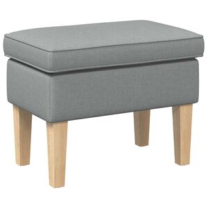 vidaXL Stolica za noge Svjetlosiva 55 x 35 x 41 cm Tkanina