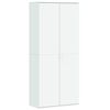 vidaXL Visoka komoda bijela 80x35x180 cm od konstruiranog drva