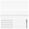 vidaXL Ograda s postovima Srebrno 1 x 50 m Čelik