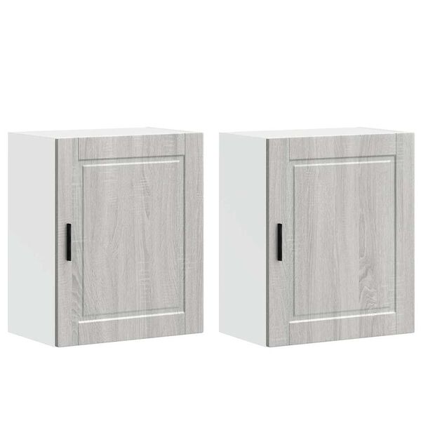 vidaXL Kuhinjski zidni ormarići 2 kom Porto konstruirano drvo