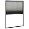 vidaXL Zaslon protiv insekata za prozore antracit 80 x 120 cm aluminij