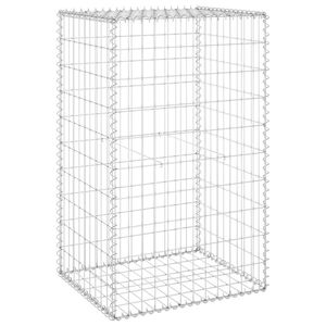 vidaXL Gabionski zid s poklopcima od pocinčanog čelika 60x50x100 cm