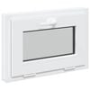 vidaXL Prozor za podrum RISOR 60 x 40 cm PVC i staklo Bijela