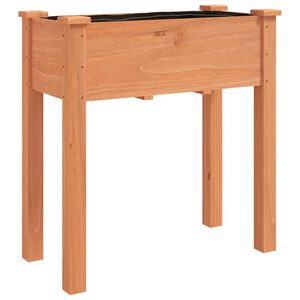 vidaXL Sadilica s oblogom smeđa 71 x 37 x 76 cm od masivne jelovine