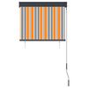 vidaXL Vanjska roleta 80 x 250 cm žuto-bijela