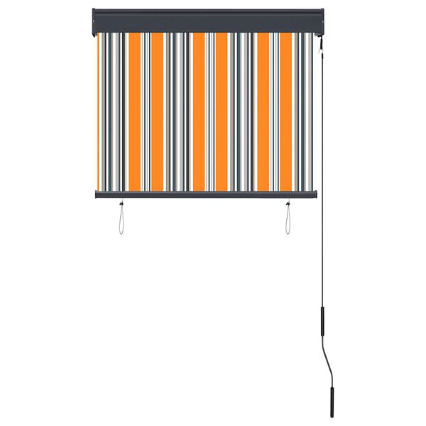 vidaXL Vanjska roleta 80 x 250 cm žuto-bijela