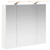 vidaXL Kupaonski ormar s ogledalom s policom Bijelo 80 x 14.5 x 70 cm