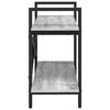 vidaXL Polica Siva Sonoma 100 x 33,5 x 64 cm Konstruirano drvo