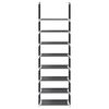 vidaXL Stalak za cipele 8 nivoa crni 44x28x145 cm netkana tkanina