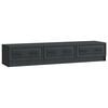 vidaXL TV ormar 147 x 34,5 x 27 cm Crna Konstruirano drvo