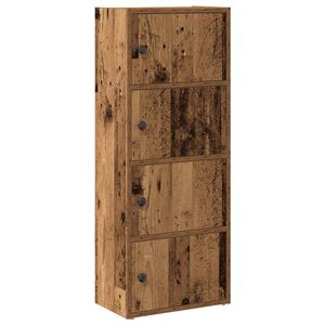 vidaXL Regal za knjige boja starog drva 40x24x102 cm drveni