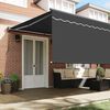 vidaXL Skrovita tenda Antracit 500 &times; 300 cm Poliester i aluminij