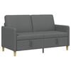 vidaXL Sofa s pohranom Tamnosiva 152 x 78 x 87 cm Poliester