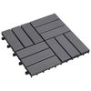 vidaXL Pločice za decking 30 pcs Siva 30 x 30 cm Acacijsko drvo