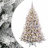 vidaXL Umjetno božićno drvce s kuglicama 180 cm 300 LED lampica