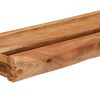 vidaXL Zidne police 2 kom 100x17x8 cm od masivnog bagremovog drva