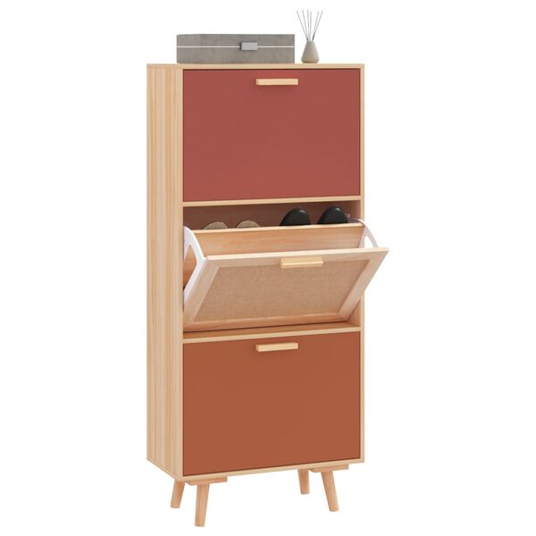 vidaXL Ormarić za cipele 52 x 25 x 120 cm od konstruiranog drva