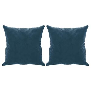 vidaXL Ukrasni jastuci 2 kom plavi 40 x 40 cm bar&scaron;unasti